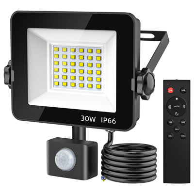 Burdena Matte Black Integrated LED Outdoor Bulkhead Light