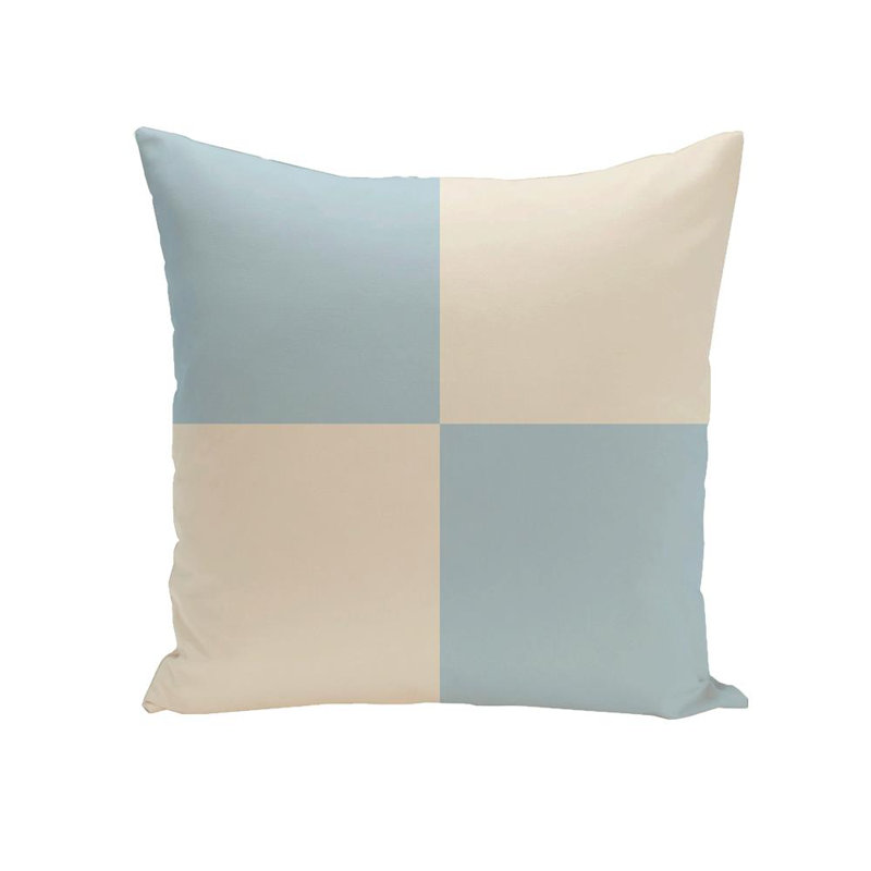 Indoor/Outdoor Pillow Cover & Insert, Icicle, 16" H x 16" W x 6" D