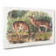 Two Deers by J.W. Audubon - Wrapped Canvas-55361502