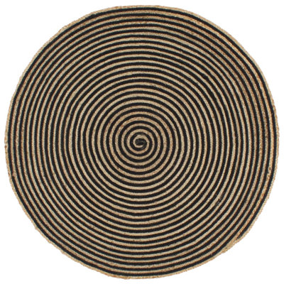 Round Lolas Solid Colour Shag Area Rug