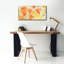  «Windblown Poppies # 1» par Sheila Golden, art mural sur toile, 40 po x 20 po