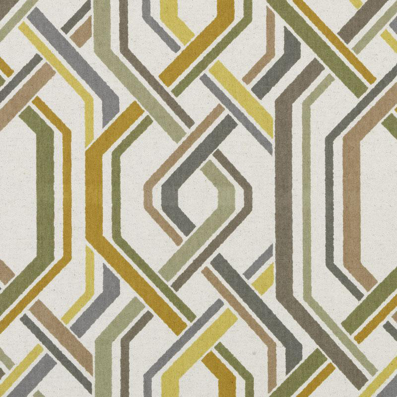Dahlia Prints Fabric, Graystone