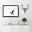 Bald Eagle in Flight in Abstract - Picture Frame Painting Print on MDF-55683286-55683285