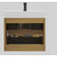 Meuble-lavabo mural 24 po avec lavabo, grand meuble-lavabo flottant mural de rangement pour salle de bain moderne, pré-assemblé-126271292