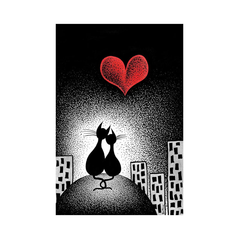 Faithfulness by Ben Heine - Print on Canvas, 20.32 cm H x 30.48 cm W, Wrapped Canvas