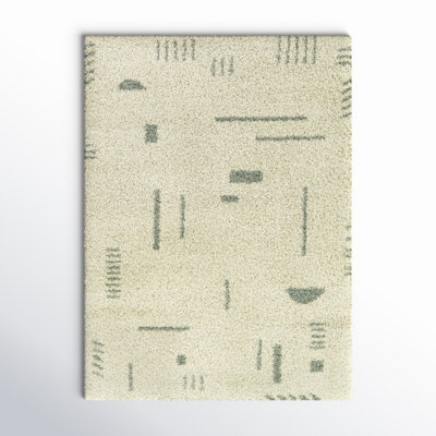 Morin Geometric Shag Area Rug