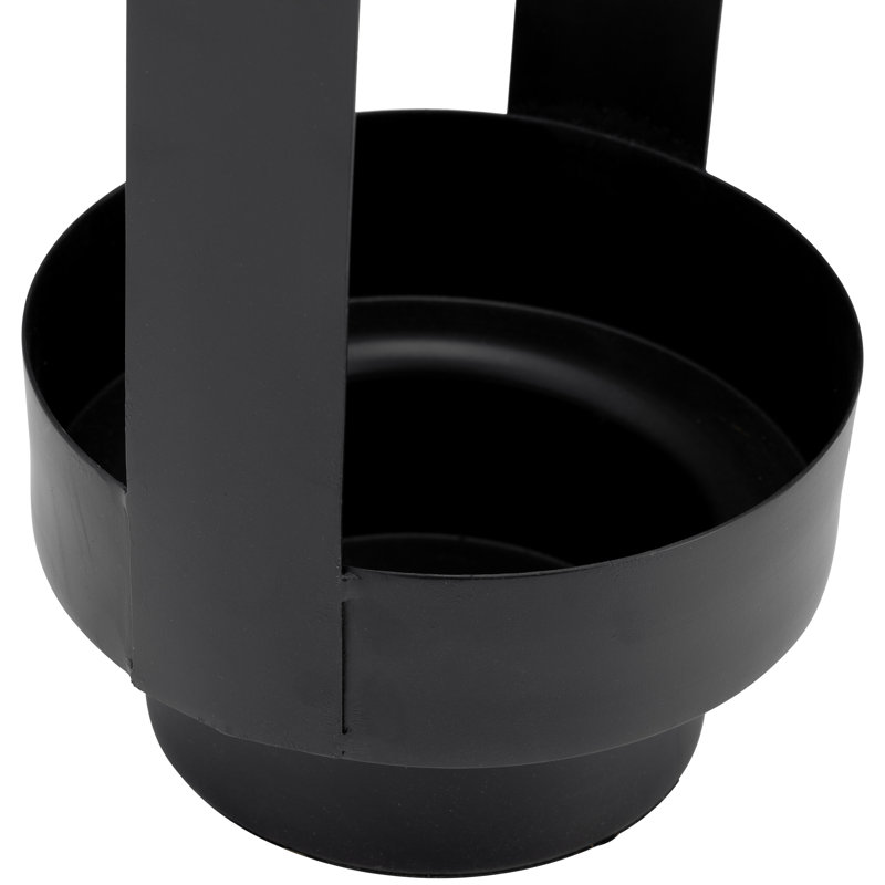 Iron Tabletop Lantern, Black