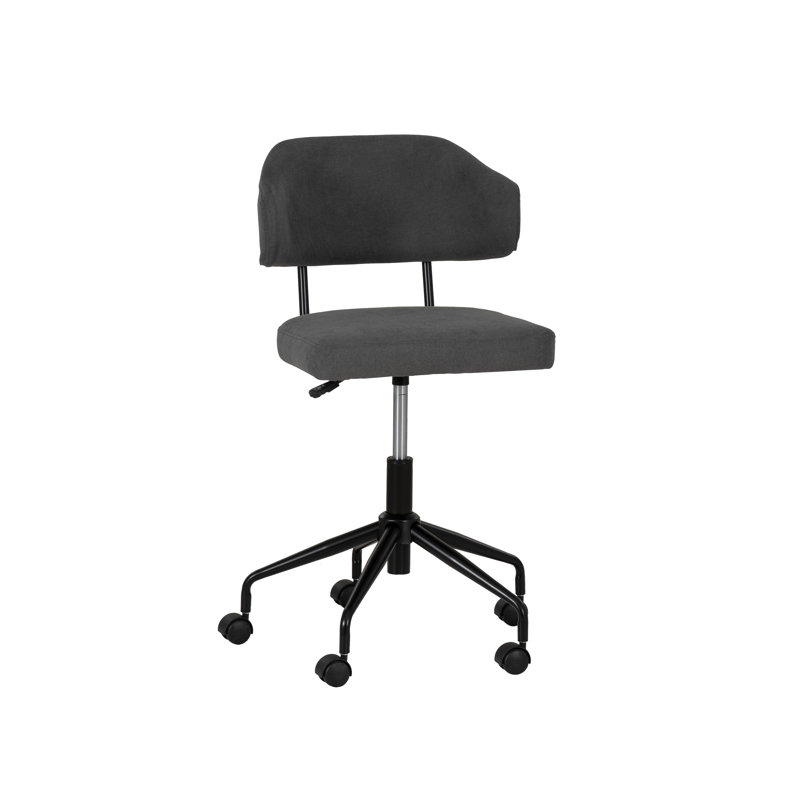 Tessa Swivel Office Chair, Gray