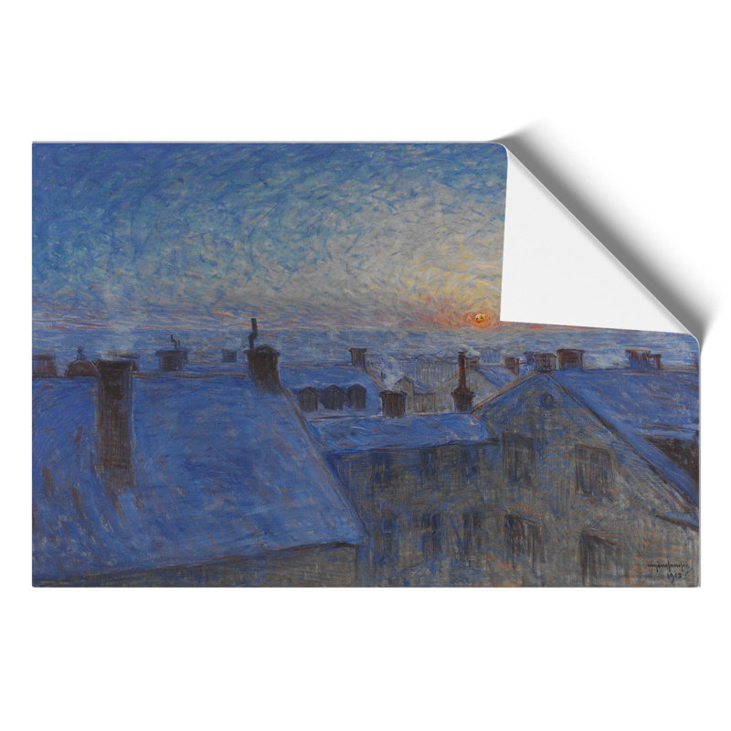 Sunrise over the Rooftops by Eugene Jansson - Frameless Print, 42cm H x 59cm W x 0.1cm D