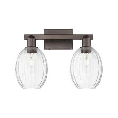 Eldon - 2 Light 16" Bell Shade Bath Vanity Light
