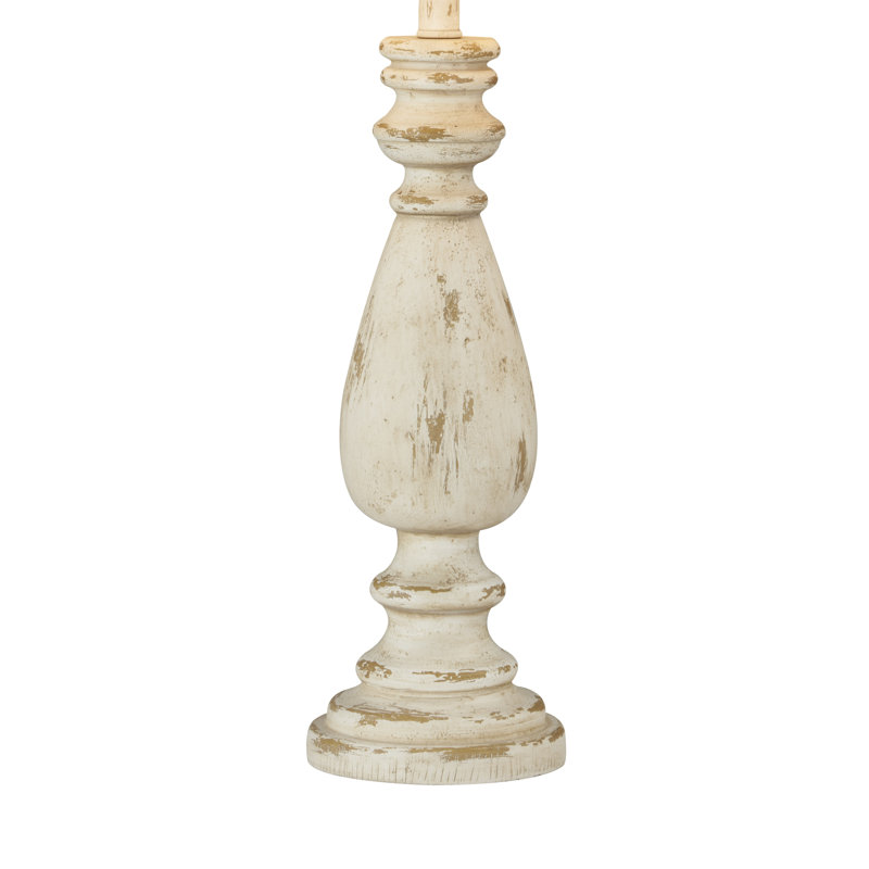 Attwood 31.5" Distressed Cream Table Lamp
