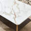 Table basse Table d'appoint rectangulaire pour le salon Table d'appoint à aire ouverte avec structure en métal