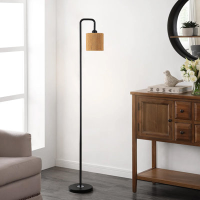 Almund 158cm Black Arched Floor Lamp