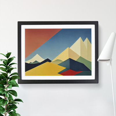 Abstract Mountain Range Vol.2 - Framed Print