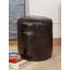 Pouf rond en cuir véritable de 17 po de largeur-1069435216-1069435224-1069435230