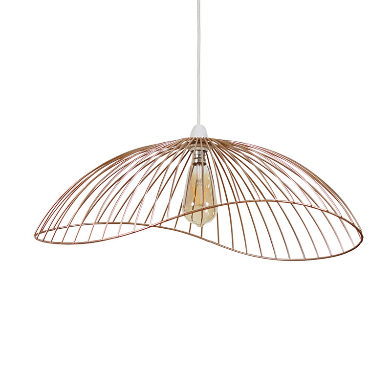 20 cm H Novelty Pendant Shade ( Screw On ) in Copper