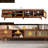 TV Stand For Tvs Up To 85 Inch, Media Console With 2 Drawers, Solid Wood Legs For Living Room