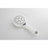 Bathroom Shower Featuring 10" Rain Showerhead, 4 Hand Shower, Adjustable Slide Bar And Soap Dish - White Brass Wall Mounted Unit With & System