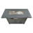 Living Source International 25'' H X 42'' W Steel Outdoor Fire Pit Table With Lid