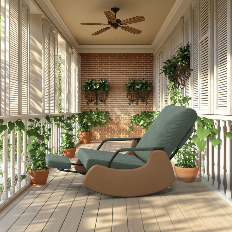 Chaise berçante - vert
