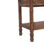 Table de chevet sculptée en bambou
