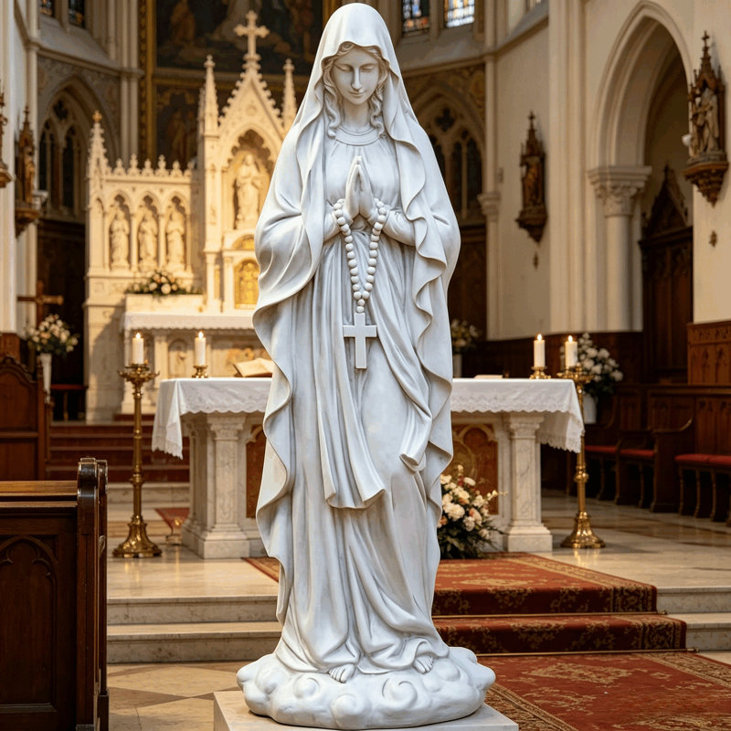 Statue de la Vierge en prière Rory 31,5 po (grande taille), Madonna Prayer