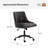 Kater Modern 23" W Tilting Rock Office Chair with Swivel and Tufted Back-101894017