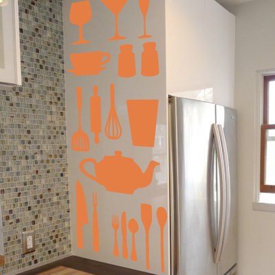 Décalcomanie murale de cuisine