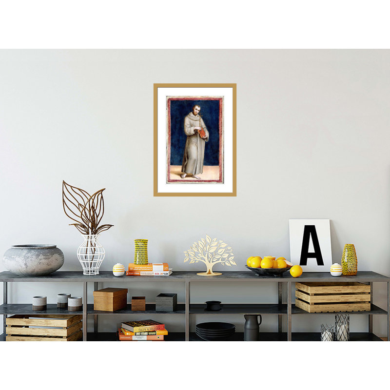 Saint François d'Assise par Raphaël - Impression sur toile, H 29,5 po x l 21,6 po