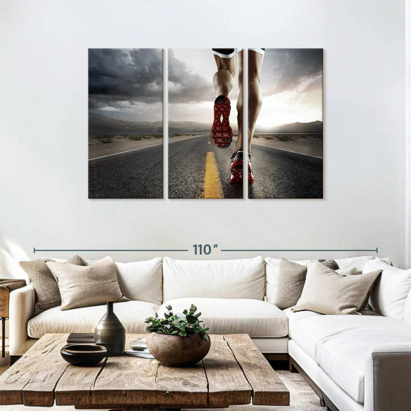 Sireci Highway Run, 48" H x 74" W