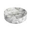 Ceramic Round Above Counter Bathroom Sink Art Basin Background With Grey Patterns-130074632