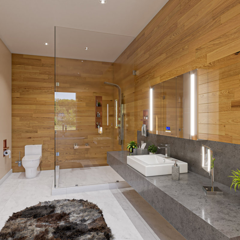59'' Shower Panel with Fixed Shower Head