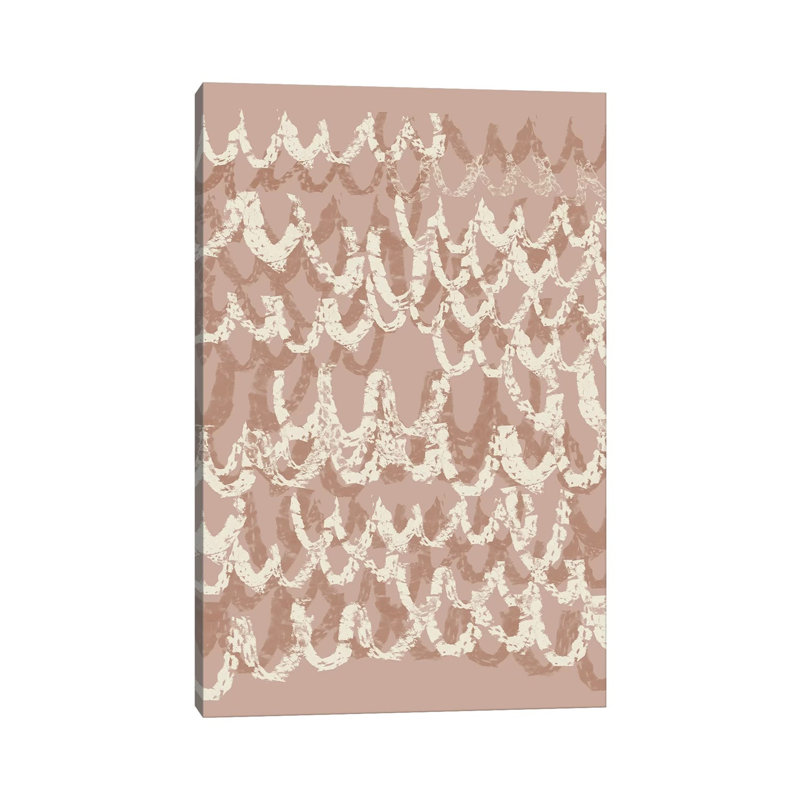 Scalloped IV by Jennifer Goldberger - Wrapped Canvas Gallery-Wrapped Canvas Giclée, 20.32 cm H x 30.48 cm W