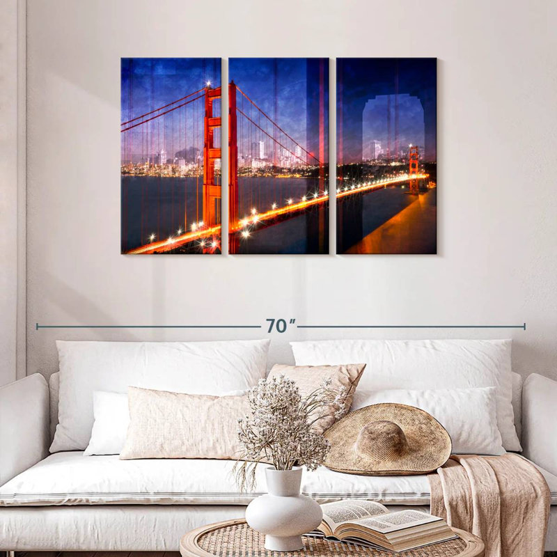 Lilie Golden Gate Bridge Composing, 28" H x 45" W