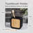 Modern Toothbrush Holder Rubber and Wood-113869139