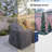 Patio Sofa Cover For 35" Melrose Outdoor Sofa, Water-Repellent UV-Resistant Polyester With Secure Tie-Downs