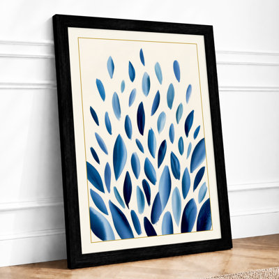 Blue Radiance Botanical - Framed Print