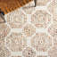 Tapis oriental en laine / coton touffeté à la main ivoire / sauge-1284123418