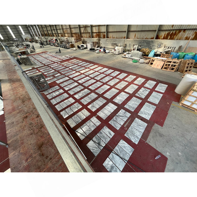 Marbre de Carrare 12 * 24, marbre gris, marbre naturel, marbre véritable, marbre véritable, pour mur et plancher, carrelage en marbre poli, 1 boîte de 4 pièces