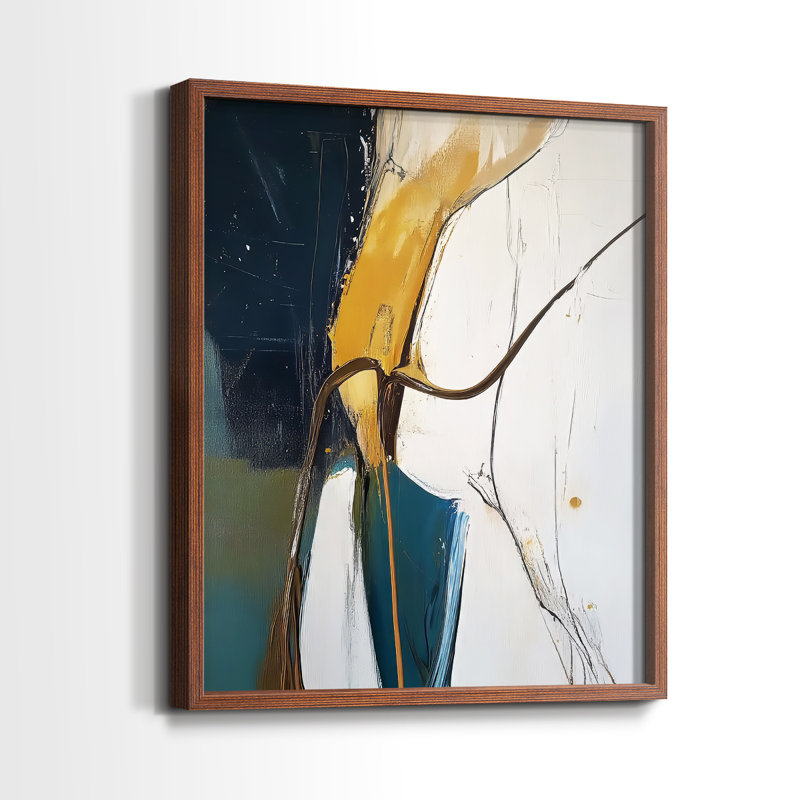 "ABSTRACT Series DCxxviii" par J Paul, H 29 po x l 23 po, Noyer