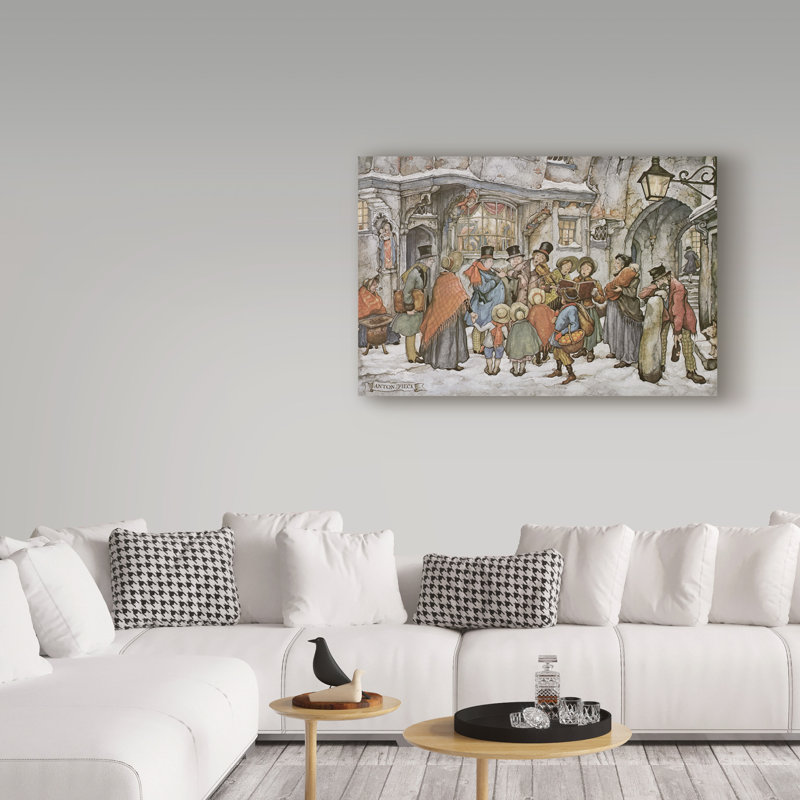 «The Busy Town» par Graceleigh, reproduction d'art sur toile tendue, H 12 po x l 19 po x P 2 po