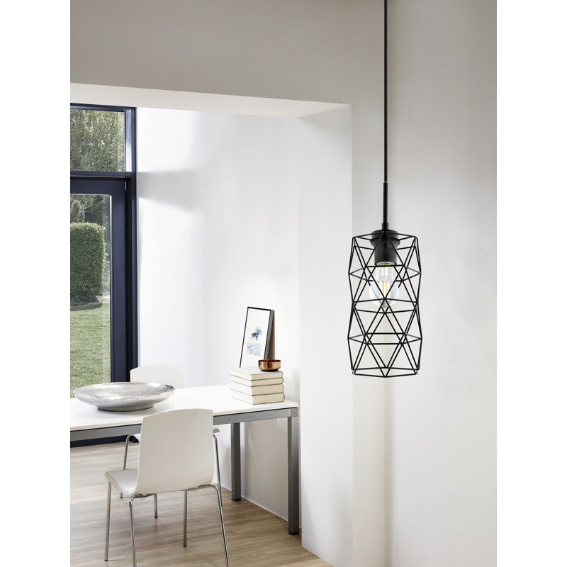 Aziza 1 - Light Matte Black Single Pendant