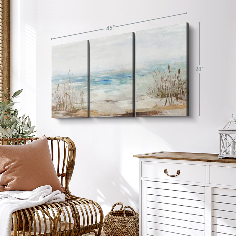 " Waves From A Distance ", 28" H x 45" W
