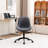 Darlaine Armless Swivel Office Chair Faux Leather Upholstered Waterproof Desk Chair Ergonomic Adjustable Computer Chair-1872164826