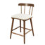 Tabouret de comptoir rembourré beige Olivia-628093275-628093273