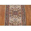 Tapis de couloir oriental géométrique Heriz Serapi noué à la main 3 x 8