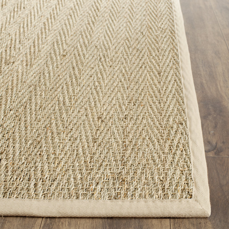 Emmaline Hand Woven Area Rug, Rectangle 76 x 122 cm, Natural/Almond