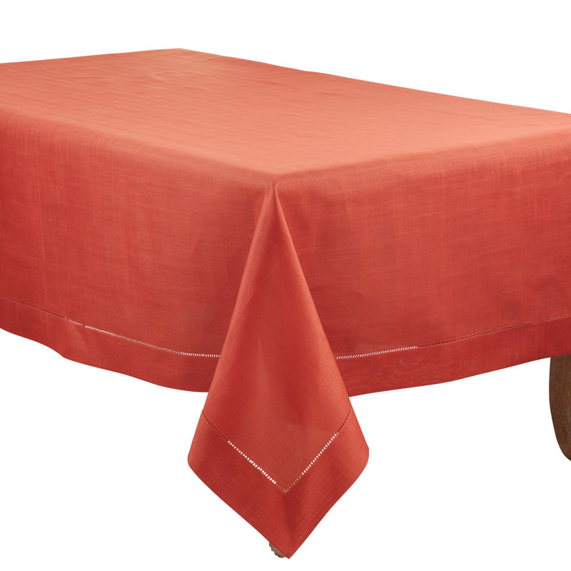 Polyester Tablecloth, Terracotta, 70" L X 104" W