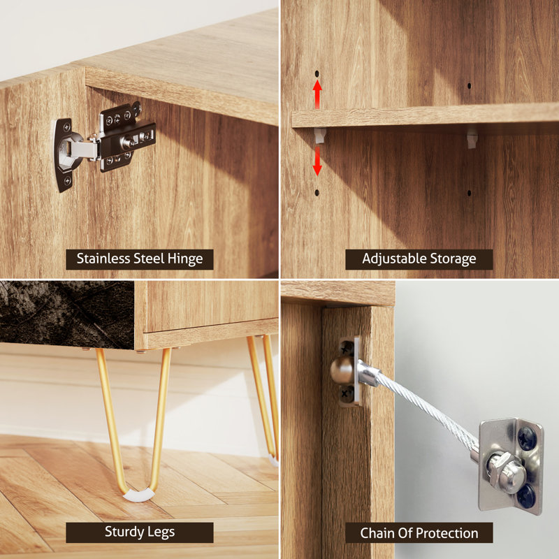 Buffet de 35 po de largeur