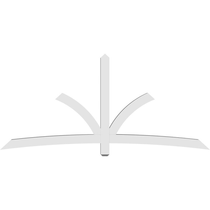 Support pour pignon Davenport, H 44 po x l 96 po (pas: 11/12), P 4 po x F 4 po, PVC